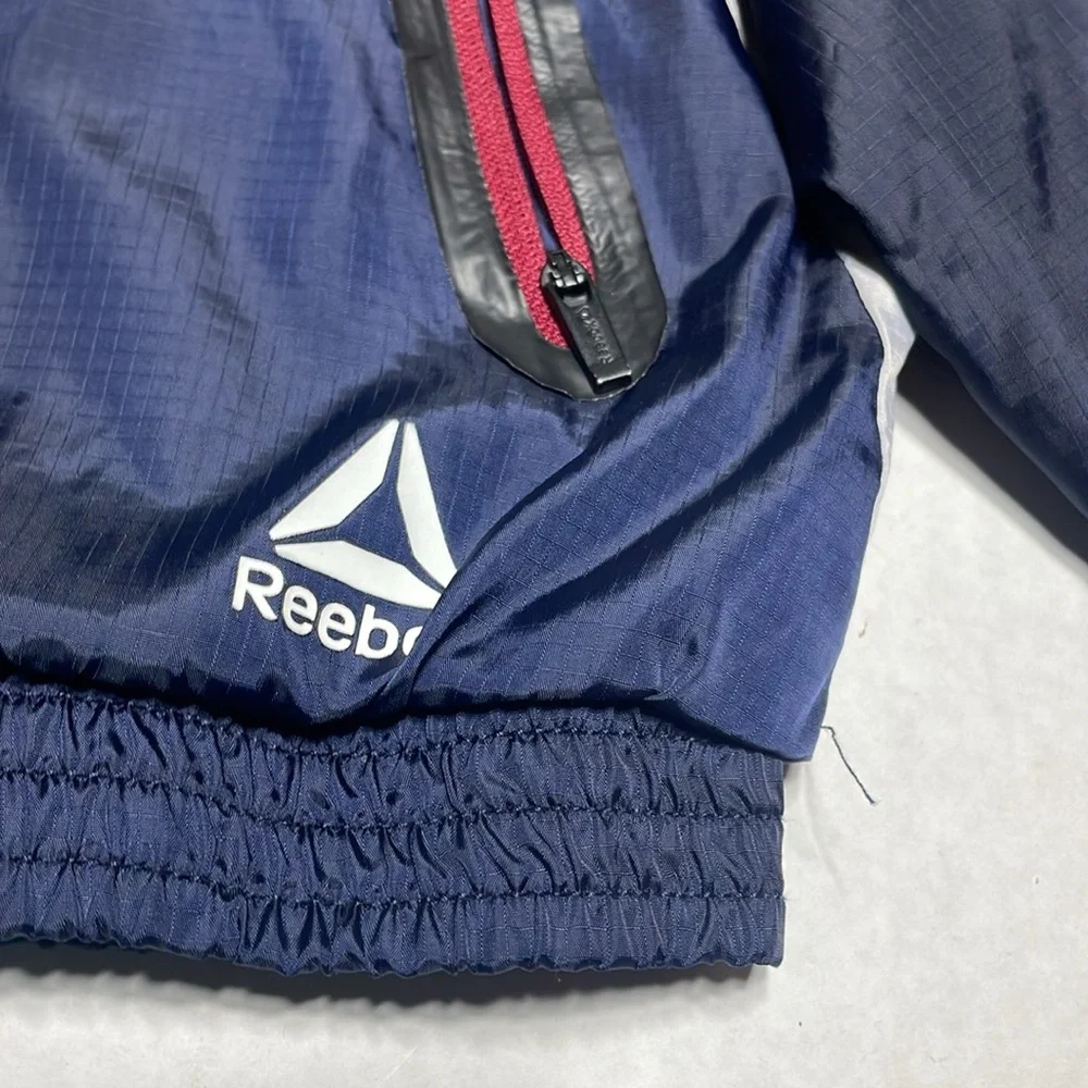 Reebok Kids' Burgundy and Navy Raincoat size 10/12 m‎ youth